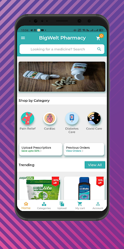 Bigwelt Pharmacy Demo Screen 3