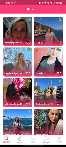 Android application Trinder screenshort
