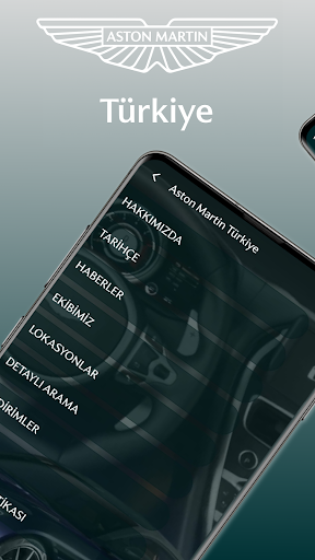 Android application Aston Martin Türkiye screenshort