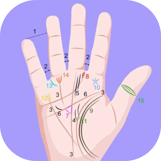 Palmistry learning app logo