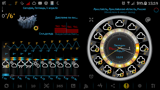 eWeather HDF погода и барометр Screenshot