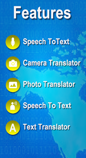 Android application Bhasha Translate All Languages screenshort