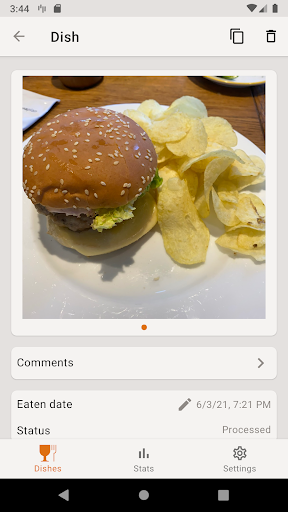 MyFoodRepo Screen 3