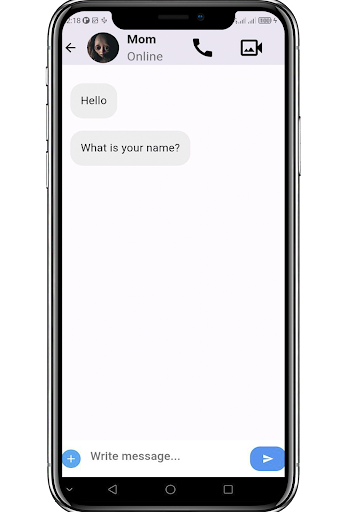 Scary Mom Fake Call Screen 3