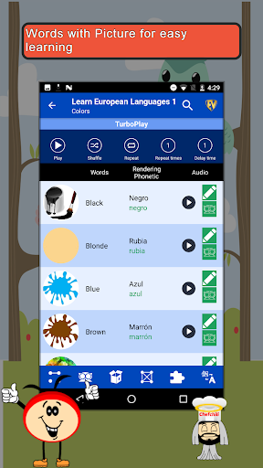 Learn European Languages Vol 1 Screen 2