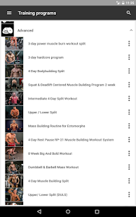 GymApp Pro Workout Log Captura de tela