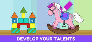 Baby coloring book for kids 3+ - Screenshot 1