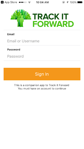Volunteer Time Tracking Screen 2