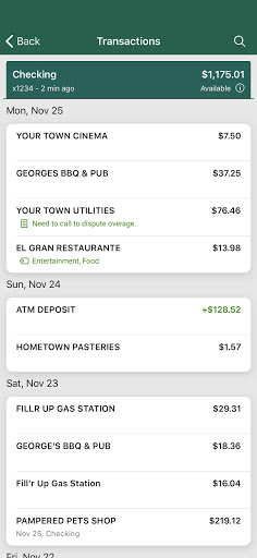 OakStar Bank Mobile Screen 3