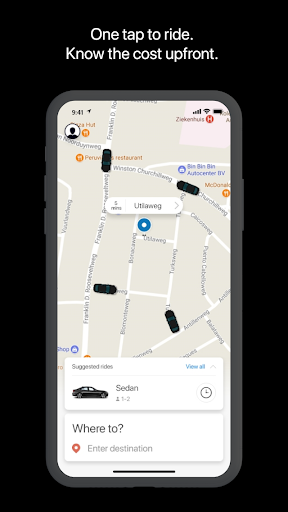 Android application Luxury Taxi Service screenshort