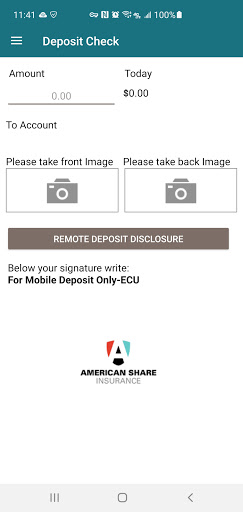Emerald Credit Union Mobile Ba Screen 3