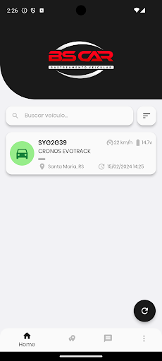 Android application BS Car Rastreamento screenshort