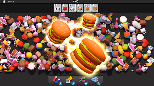 Süßigkeiten-Match 3D