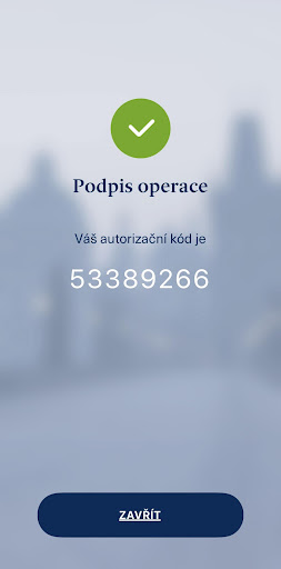 PPF banka e-Token Screen 3