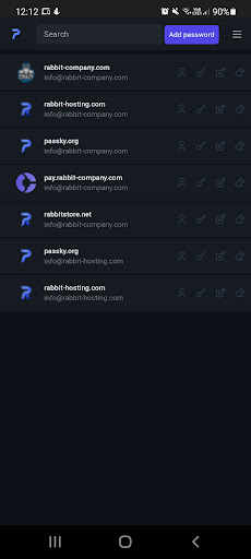 Passky Password Manager Screen 2