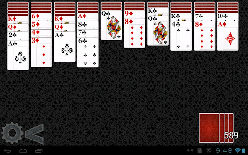 Android application Spider Solitaire HD 2 screenshort