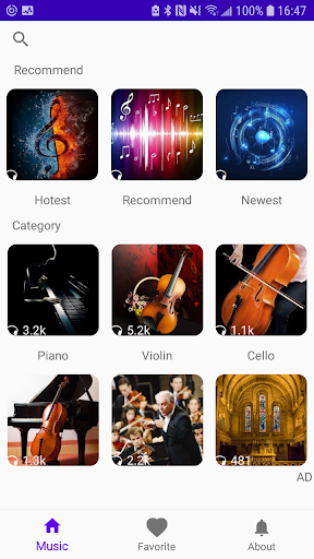 Android application Classical Music - Masterpieces screenshort