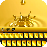 Golden Drops Keyboard Theme icon