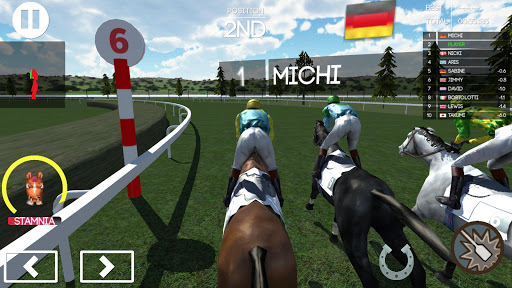 Android application Rival Racer: Horse Racing game screenshort