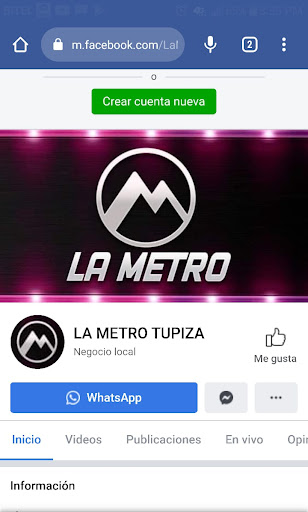 Tupiza Radio Metro Screen 2