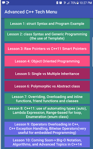 Advanced C++ Tech Screen 2