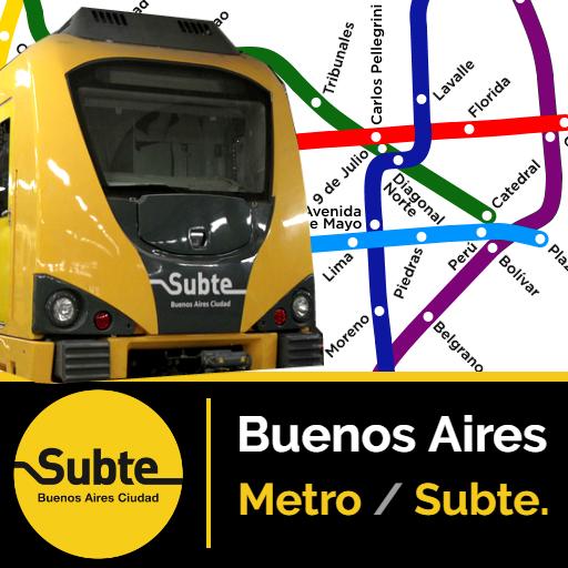 Subte de Buenos Aires Mapa LIT  Icon