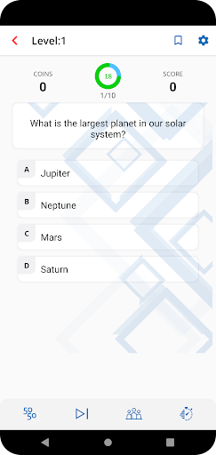 aQuizBattle Screen 2
