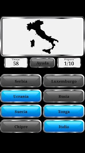 Geografía Mundial - Juego Screenshot