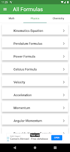 All Formulas Screenshot