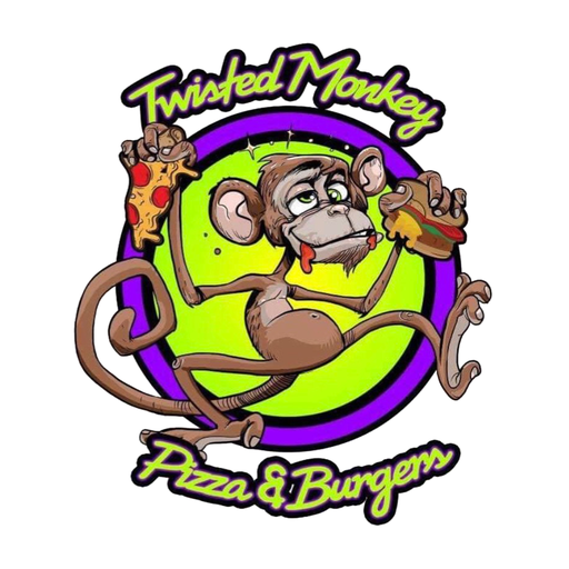 Twisted Monkey Pizza & Burgers logo