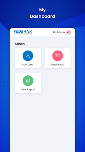 Android application Fedfina Business Connect screenshort