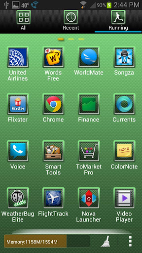 LC Carbon Green Theme Screen 2
