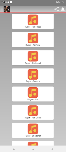 Ruger Songs Screen 2