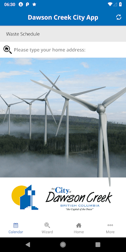 Android application Dawson Creek City App screenshort