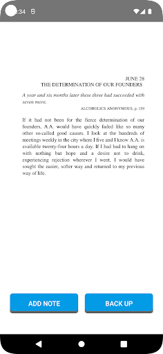 AA Recovery : Daily Literature Screen 2