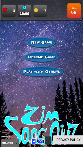 Android application Zimbabwe Song Quiz screenshort