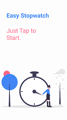 Android application Easy Stopwatch screenshort