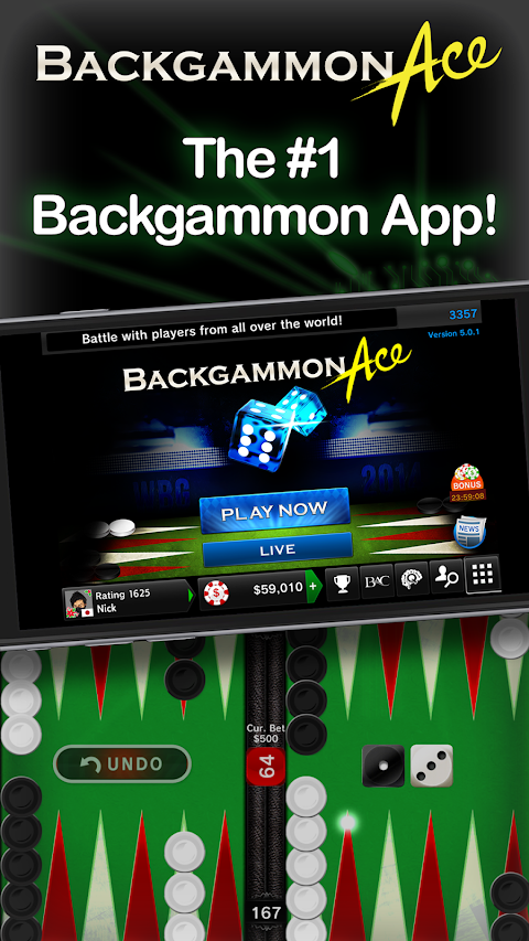 Backgammon Ace  無料 バックギャモンのおすすめ画像1