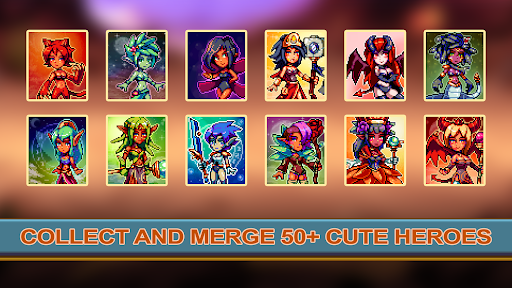 Screenshot of Idle Pixel Heroes: Idle Merger