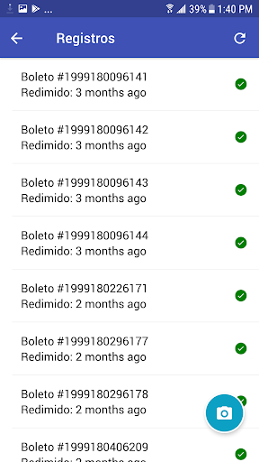 Registro de Asistencia - Lista Screen 2