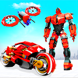 Tiger Robot Moto Bike Game icon