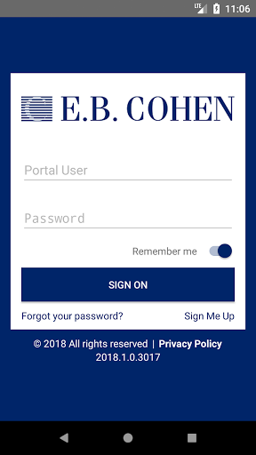 Android application E.B. Cohen Mobile Insured screenshort