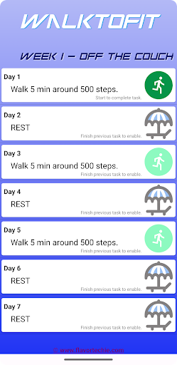 WalkToFit Screen 3