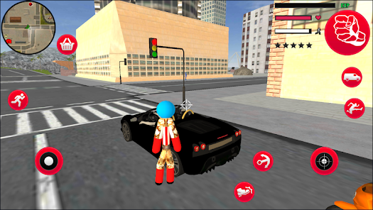 Captura de Pantalla 4 Army Capitaine american Stickm android
