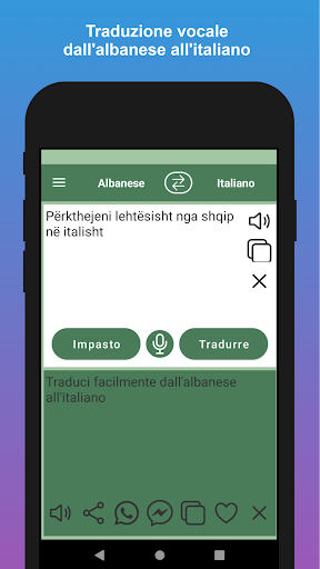 Italian to Albanian Translator
