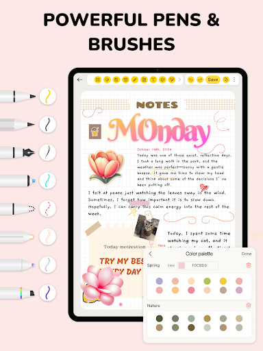 Screenshot of Journal: Notes, Planner, PDFs