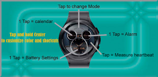 BlueCockpit Watch Face Wear OS Screen 2