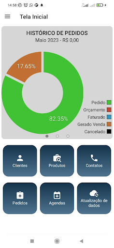 WSGE Força de Vendas Screen 2