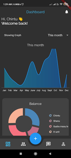 Android application Family Expense screenshort