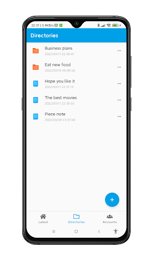 Android application PieceNote - clean notes/writer screenshort